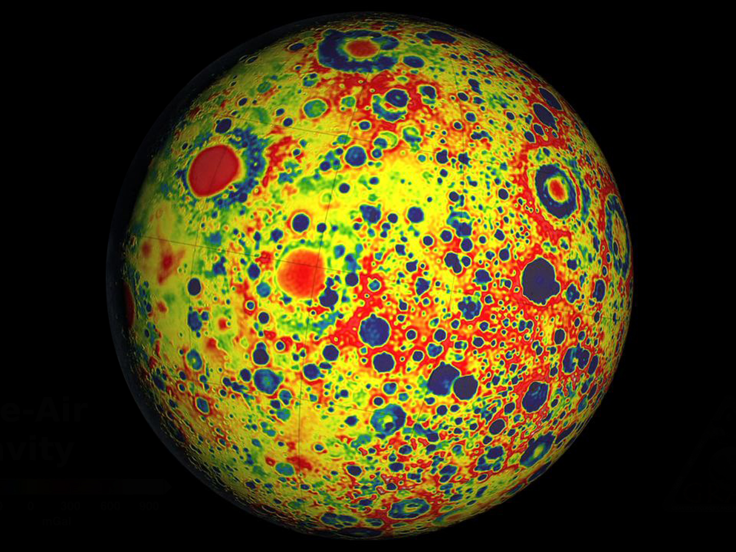 GRAIL gravity map of the Moon